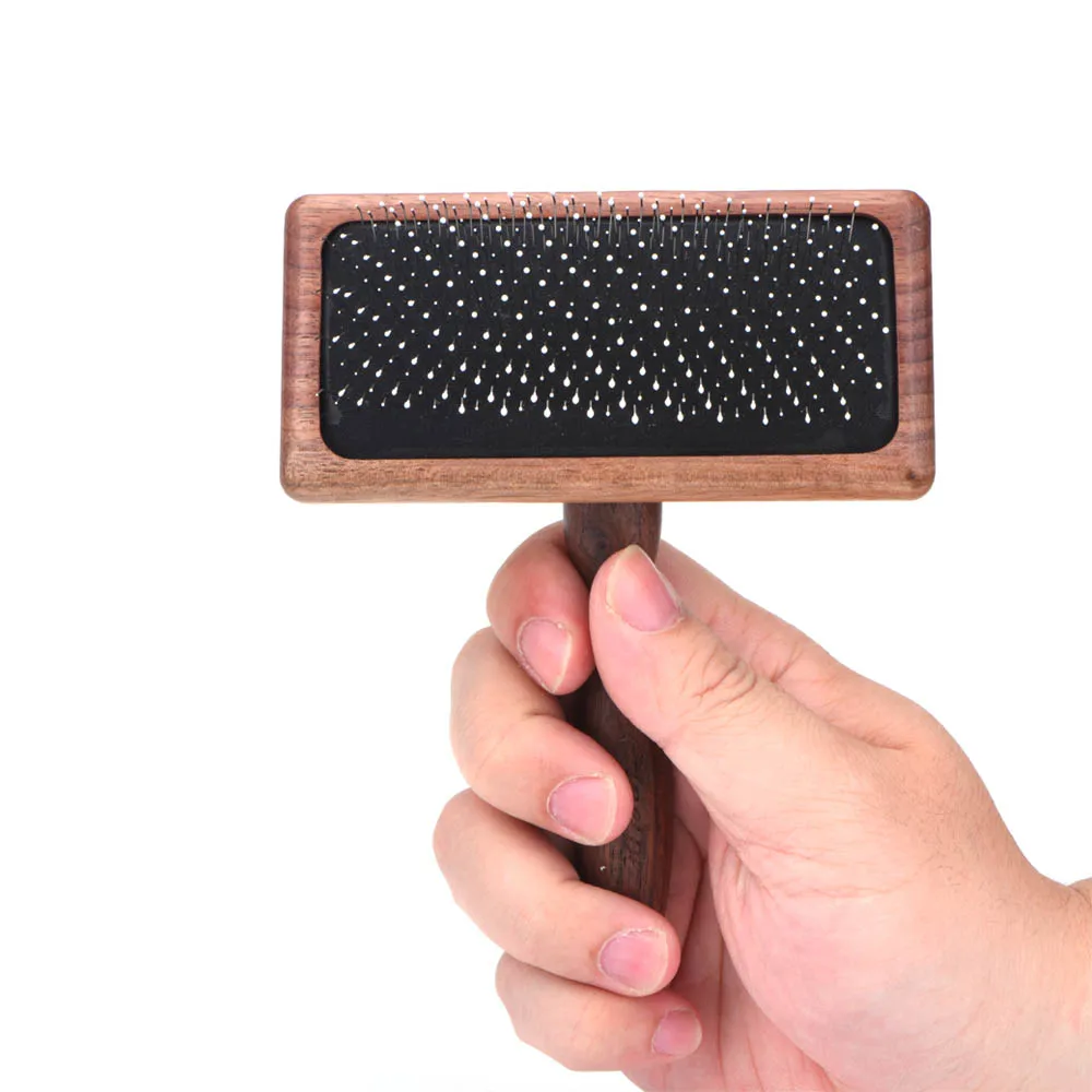 Винтажный деревянный валик из нержавеющей стали щётка-прорезыватель для больших