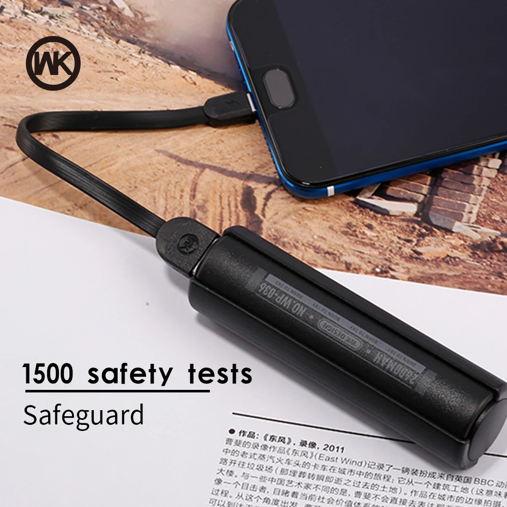 WK Солнечный mi ni power Bank для Xiaomi Внешний аккумулятор 8 Bateria Аккумулятор Cargador Portatil iPhone