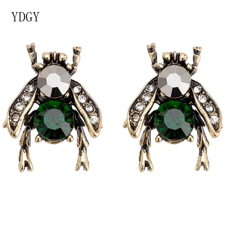 

YDGY alloy acrylic Bee Earrings female personality fashion trend exaggerated jewelry
