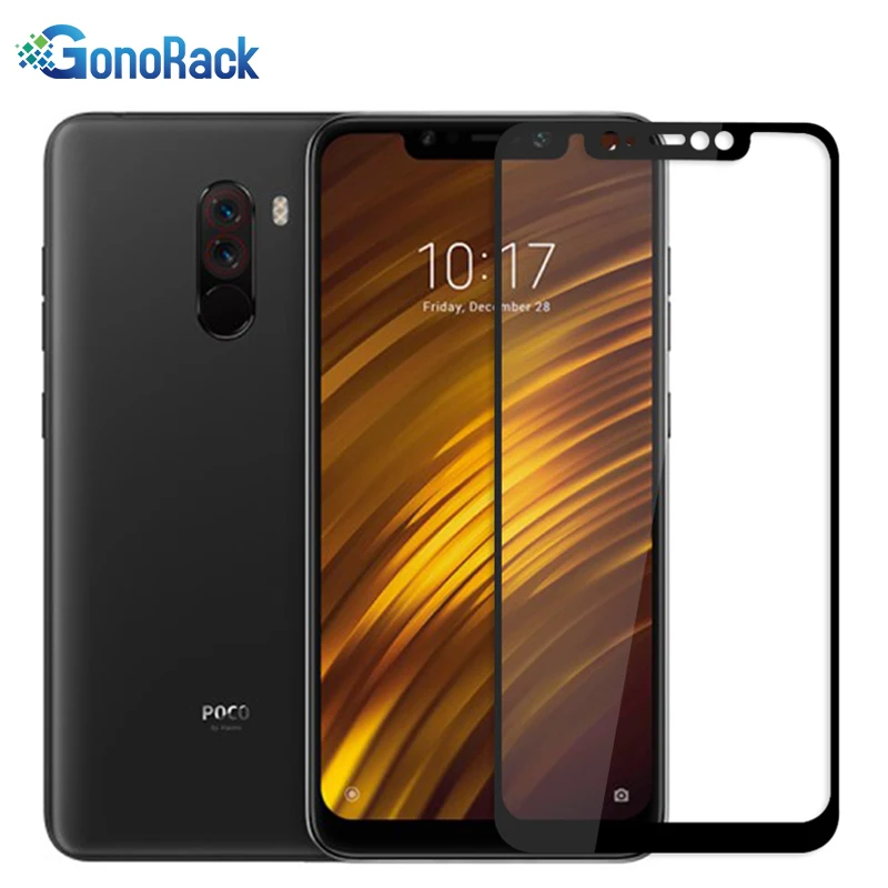 GonoRack полное закаленное стекло для Xiaomi POCO F1 5 99 &quotЗащита экрана Pocophone глобальная
