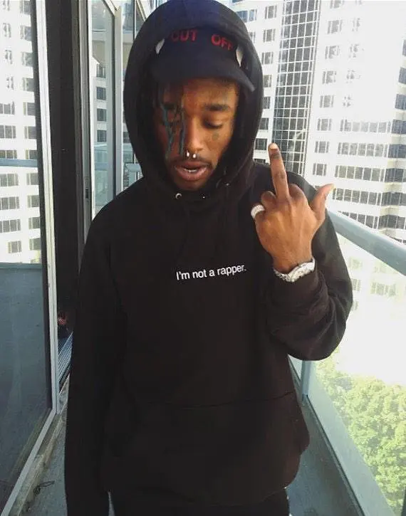 Sugarbaby I am not a Толстовка рэппера lil uzi vert 21 savage модные повседневные топы с длинным