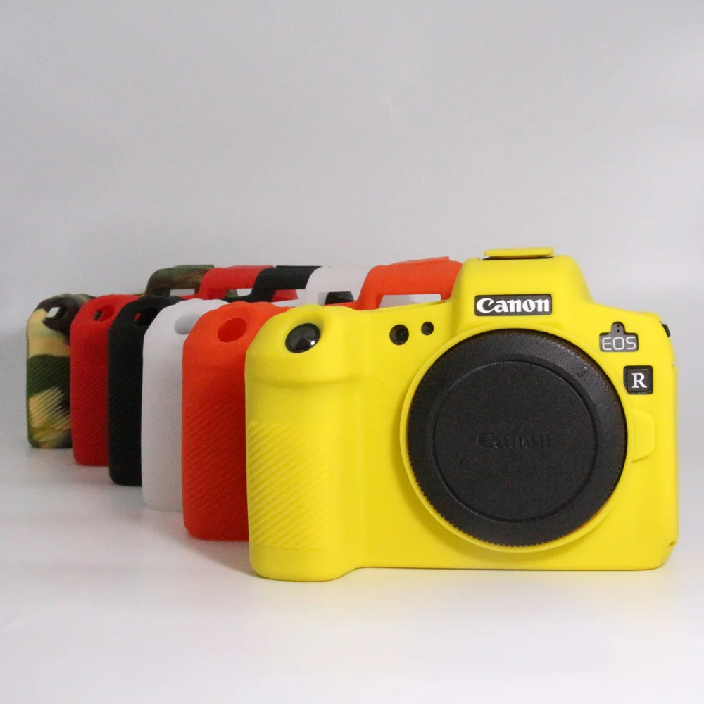 Силиконовый чехол для камеры Canon EOS 200D R 3000D 5D4 1300D 77D 80D 7D2 5D3 5DS 5DR 600D 650D 6D2 EOSM3 G7XMarkII