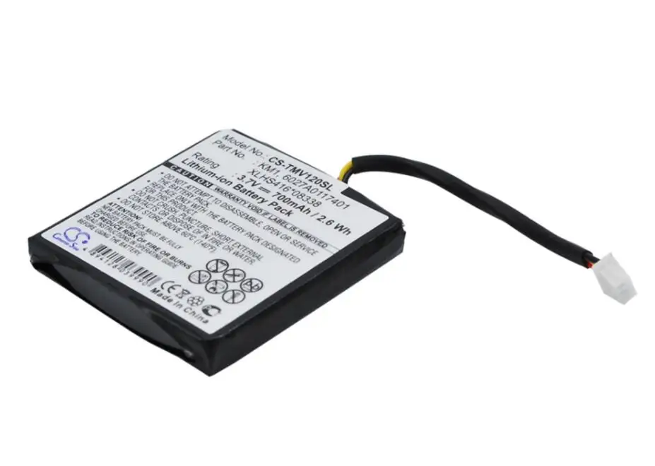 Аккумулятор Cameron Sino 700 мАч для TOMTOM 4EH44 Start 20 Via 120 125 Live Euro Regional 6027A0117401 6027A0117412