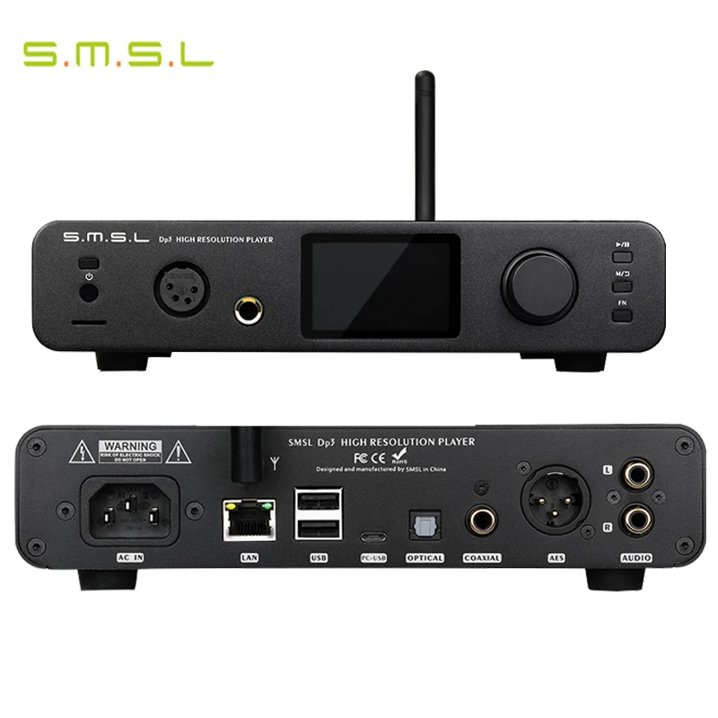 SMSL DP3 DSD DAC аудио усилитель Hifi Bluetooth DAC USB усилитель аудио декодер сбалансированный усилитель для наушников плеер усилители