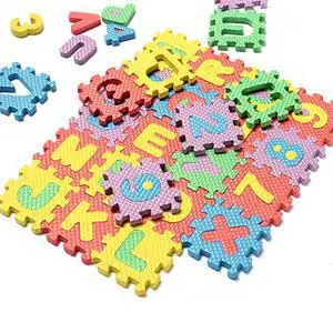ZTOYL 4.7cmX4.7cm 36pcs/Set Kids Puzzles Toys EVA Foam Mat Alphabet Letters Numbers Puzzle Children Intelligence Development | Игрушки и