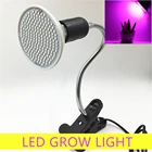 Светодиодная лампа для выращивания растений, 60 светодиодов, E27, 15 Вт