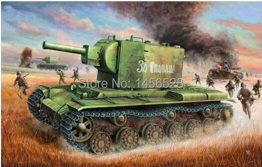 Модель trumpeter 00312 Россия kv 2 tanke комплекты моделей для сборки наборы моделей|scale model