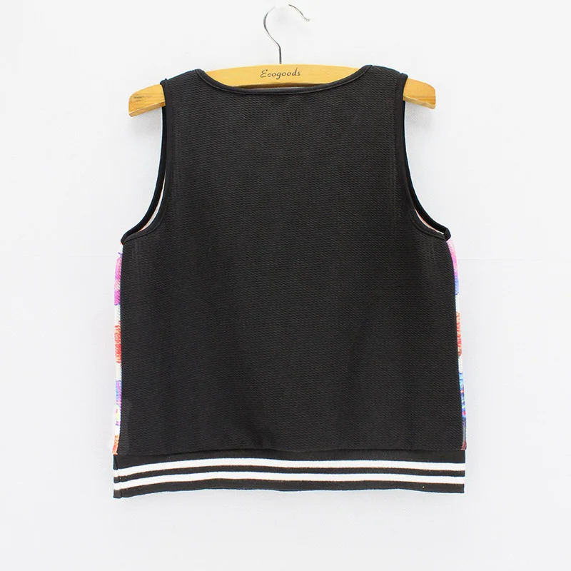 Женский укороченный топ с принтом птиц и цветов новинка 2016 года дизайнерское