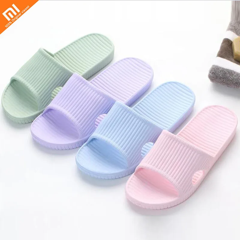 Xiaomi youpin/тапочки; мягкие женские, мужские, детские сандалии; нескользящие домашние тапочки для душа; Детские повседневные тапочки для семьи