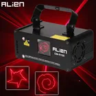 Сканер-проектор ALIEN Remote, 100 мВт, красный лазер, сценический эффект, DMX 512, для дискотеки, вечеринки, бара, танцевального клуба, праздника, Рождества
