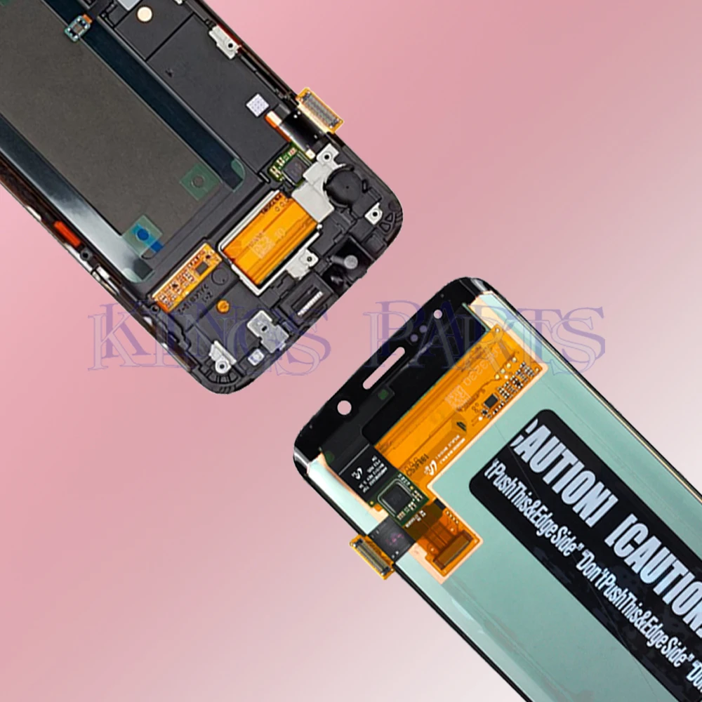 Оригинальный качественный ЖК-дисплей для samsung Supre Amoled Galaxy S6 Edge G925F ЖК-экран с