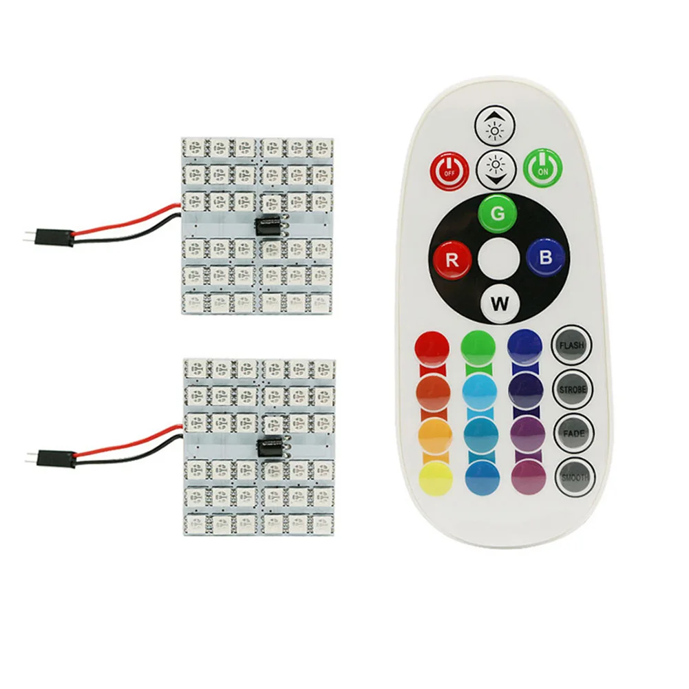 Хит продаж 1 пара автомобильный Festoon купольный светильник RGB 36SMD светодиодный