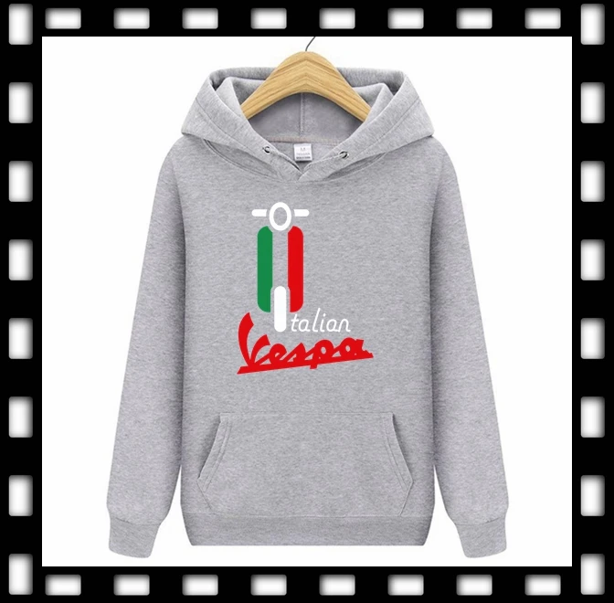 Vespa 7color толстовки с капюшоном для взрослых принтом тренировочные топы мальчиков