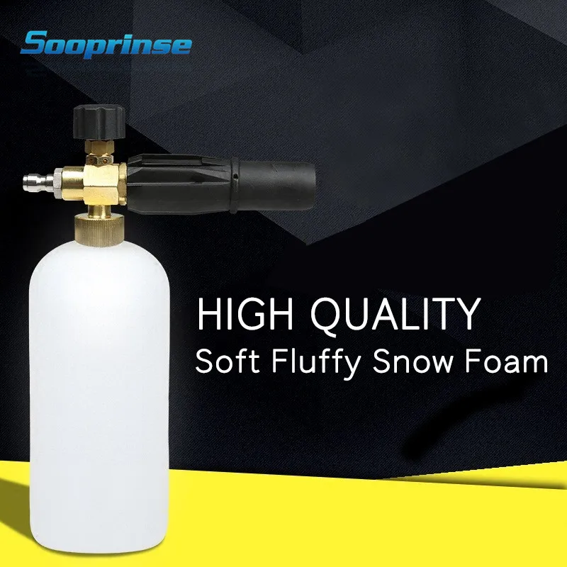 Пенная насадка для мытья автомобиля мойка высокого давления 1/4 &quot быстро