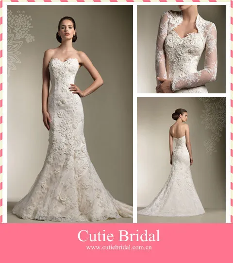 Gorgeous Female Wedding Dresses Stunning Lace Gowns With Jacket | Свадьбы и торжества