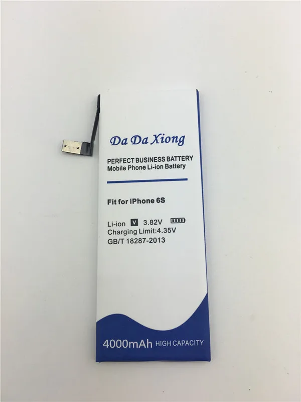 4000 мАч аккумулятор высокой емкости для телефона для Apple iphone 6S для iphone 6S аккумулятор с ремонтными установочными инструментами в подарок
