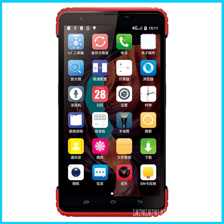 S7 7200 мАч дисплей Touch Industriale Android PDA планшет QR сканер штрих кода Micro USB2.0 интерфейс