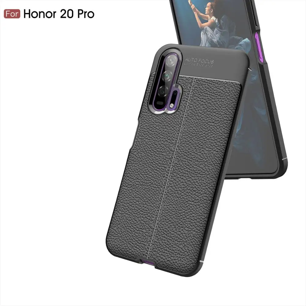 Чехол для honor 20 Pro чехол чехол-бампер из углеродного волокна Huawei Etui | Мобильные
