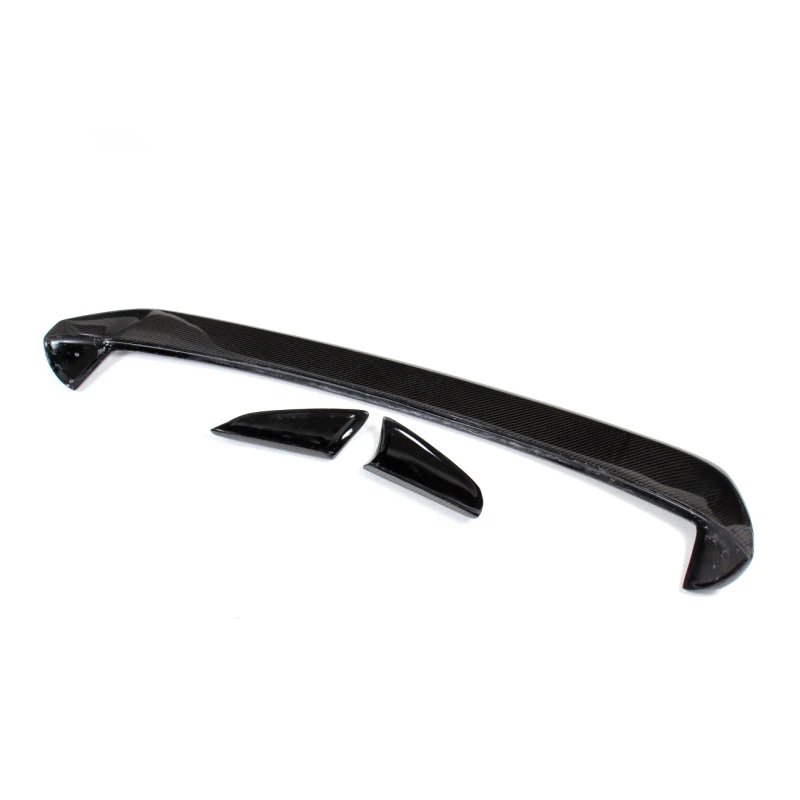 3 шт./компл. Автомобильный задний спойлер из углеродного волокна на крышу бампер