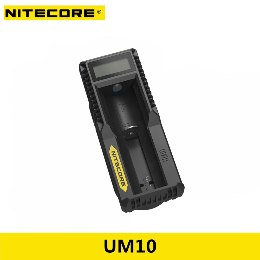 Nitecore UM10 UM20 ЖК-дисплей Цифровой Смарт USB зарядное устройство для 18650 17650 17670 RCR123A 16340 14500 батарея