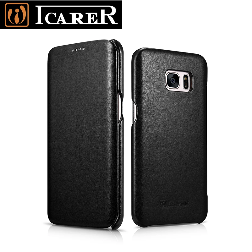 Роскошные Пояса из натуральной кожи чехол для Samsung Galaxy S7/S7 край ультра тонкий