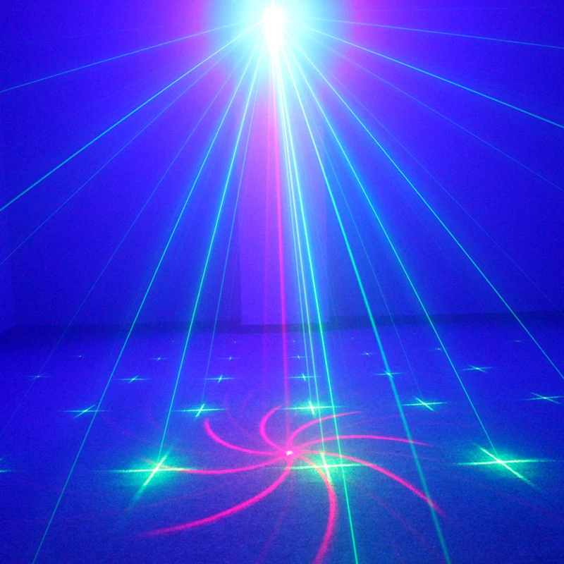 Лазерный проектор мини огни для вечеринки диско шар освещение и музыка дома