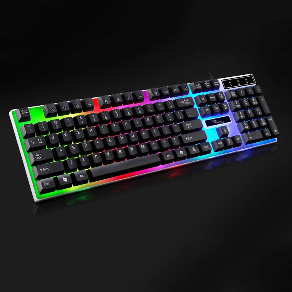 USB Powered Главная Led клавиатура и мышь Комплект ABS офисные стильные