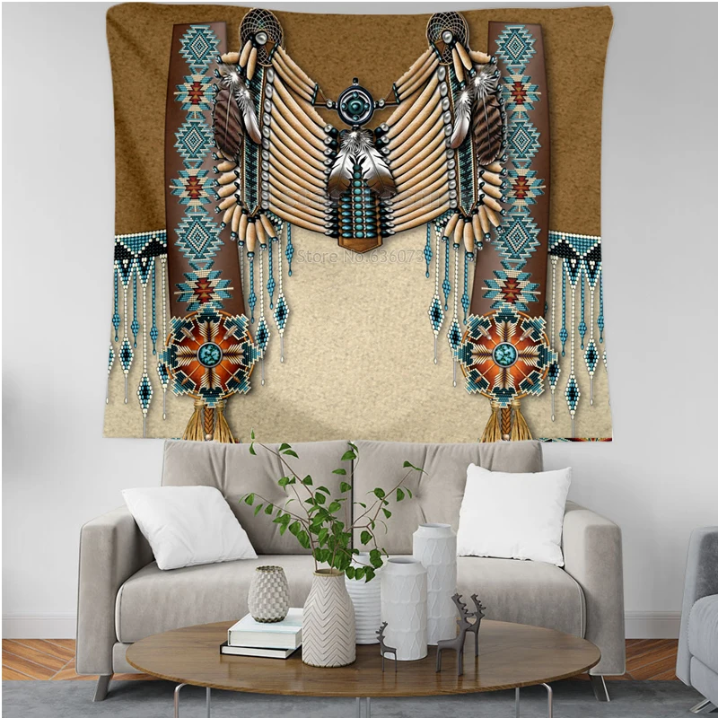 

Bear Totem/Native Indian 3D Printing Tapestrying Rectangular Home Decor Wall Hanging New style 1