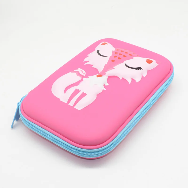 Пенал Astucci Scuola Estuche Kawaii Unicorn канцелярские принадлежности Мультяшные эстакады EVA большой Etui пенал сумки - Цвет: J