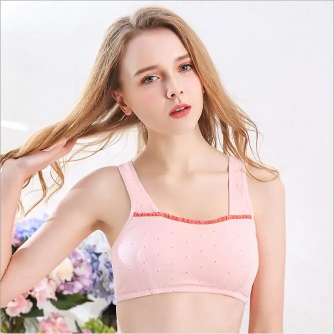 Детский тренировочный бюстгальтер спортивные бюстгальтеры для девочек