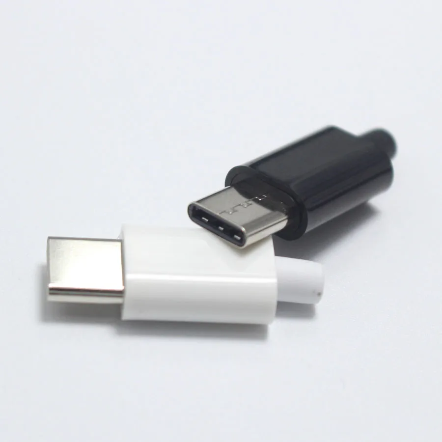 Оригинальный комплект из 2 разъемов OTG USB 3 1 Type C двусторонний штекер типа для