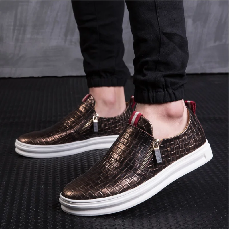 New leather shoes men zapatos hombre cuero genuino schuhe herren chaussures hommes en cuir loafers | Обувь