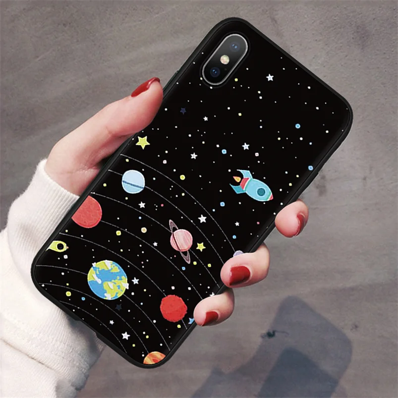 tk-xx Чехол для телефона для iPhone 8 Plus с животными, черный матовый Мягкий ТПУ чехол для iPhone 11 Pro X XR XS Max 10 7 6 6S Plus 5 5S SE чехол s - Цвет: tk-xx