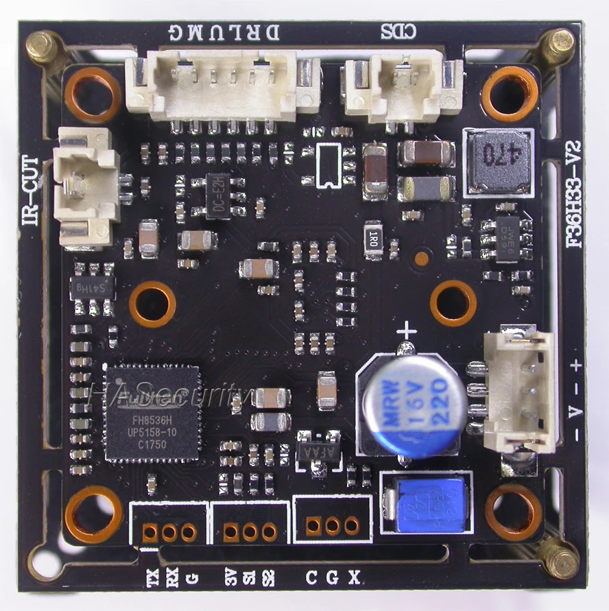 AHD-H / CVBS 1/2.7 "GalaxyCore GC2023 GC2033 CMOS + FH8536H CCTV camera module PCB board OSD cable IRC M12 LENs (UTC) | Безопасность