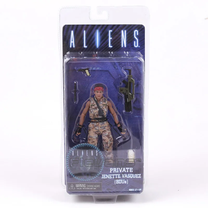 Инопланетянин NECA LT. Эллен Рипли Private Jenette Васкес Xenomorph Воин ПВХ фигурка