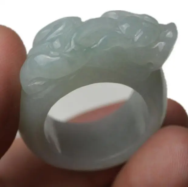 Натуральное кольцо jadeite pi xiu мужское властное из Бирмы&gt ювелирное изделие