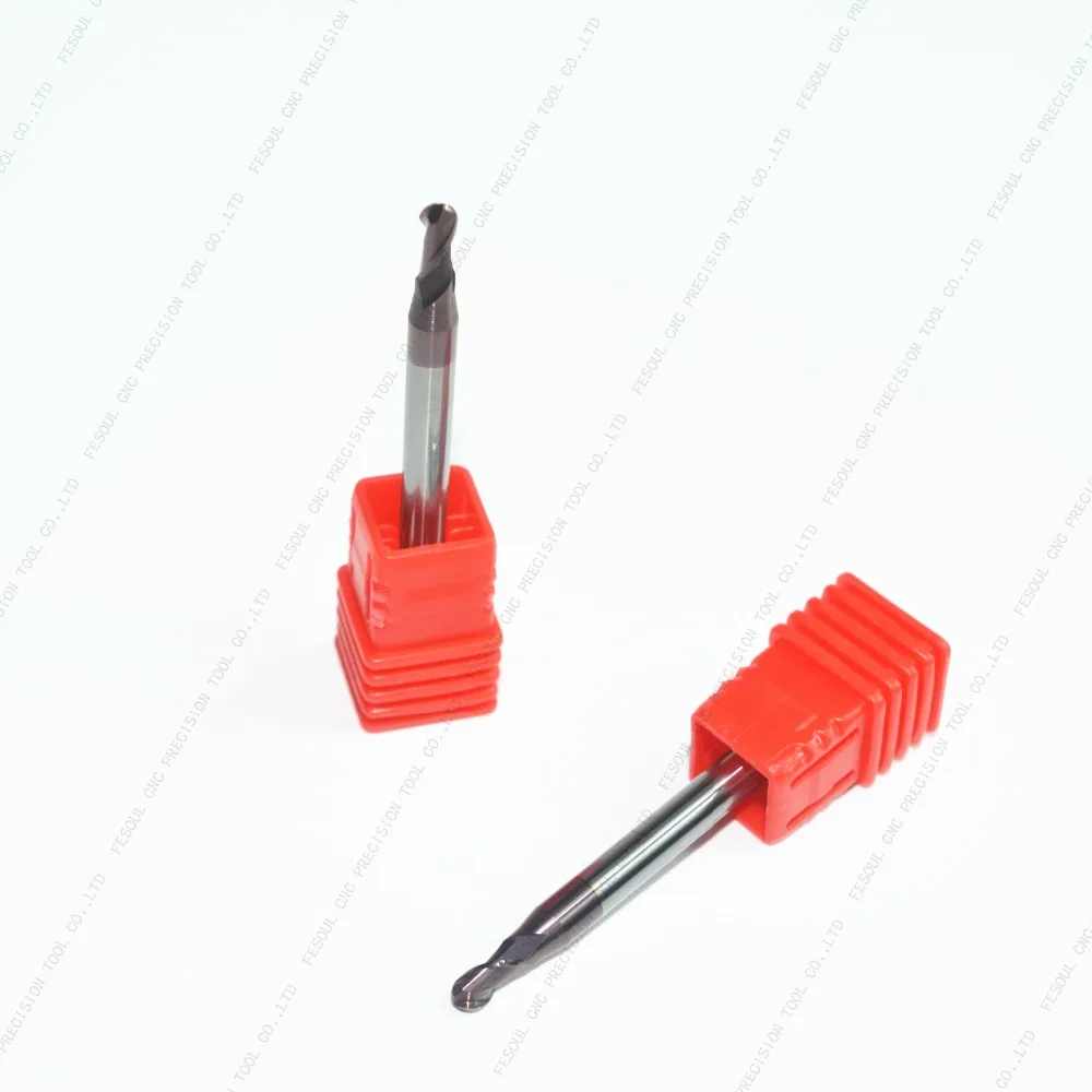 D4 * R1.5 6C 50l-1 шт. бесплатная доставка HRC60 2 канавки шариковый нож ЧПУ фреза из карбида