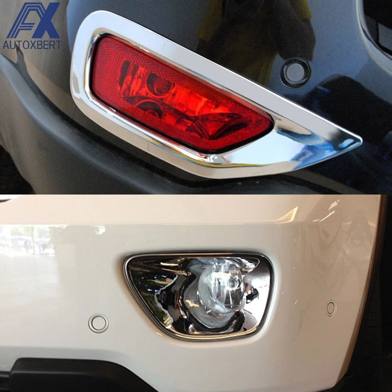 AX передняя + лампа заднего противотуманного фонаря бампер хромированная