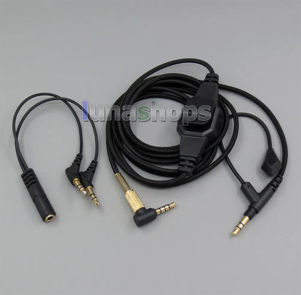 

LN004525 Replaced Detach Boompro Line Gaming Computer Cable w/ Mic For V-MODA LP M100 LP2 M-80 V-80 SOLO STUDIO MIXR DNA