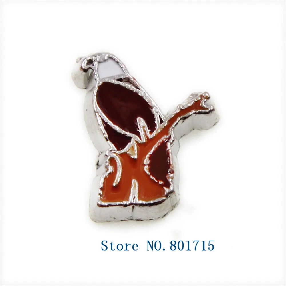 10 шт. плавающий медальон с птицами шармы на память для плавающих медальонов живой