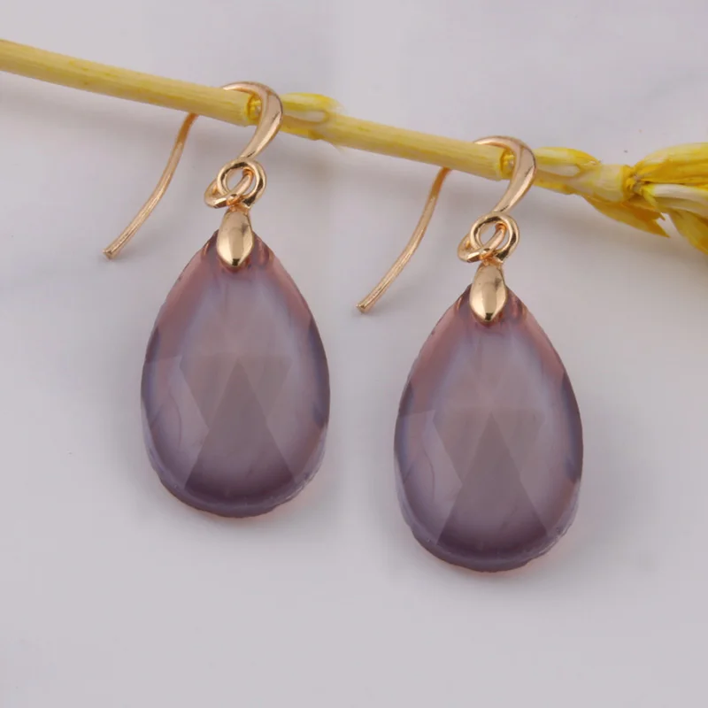 Solid purple NeeFu WoFu,, серьги с кристаллами, винтажные стеклянные серьги, висячие, брендовые, большие, длинные, Brinco, рождественские, Oorbellen - Окраска металла: Solid purple