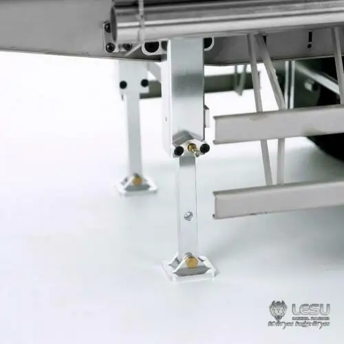 LESU 20 футов металлическая тележка масляного бака Газ-танкер для перевозки бензина, полуприцеп 1/14 RC модель трактора TH14419