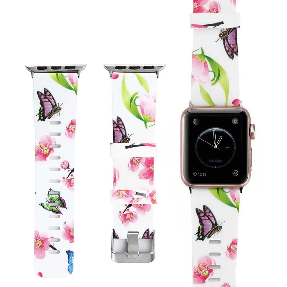 Мягкий ремешок Joyozy для Apple Watch Band 38 мм 42 спортивный iWatch|Ремешки часов| |