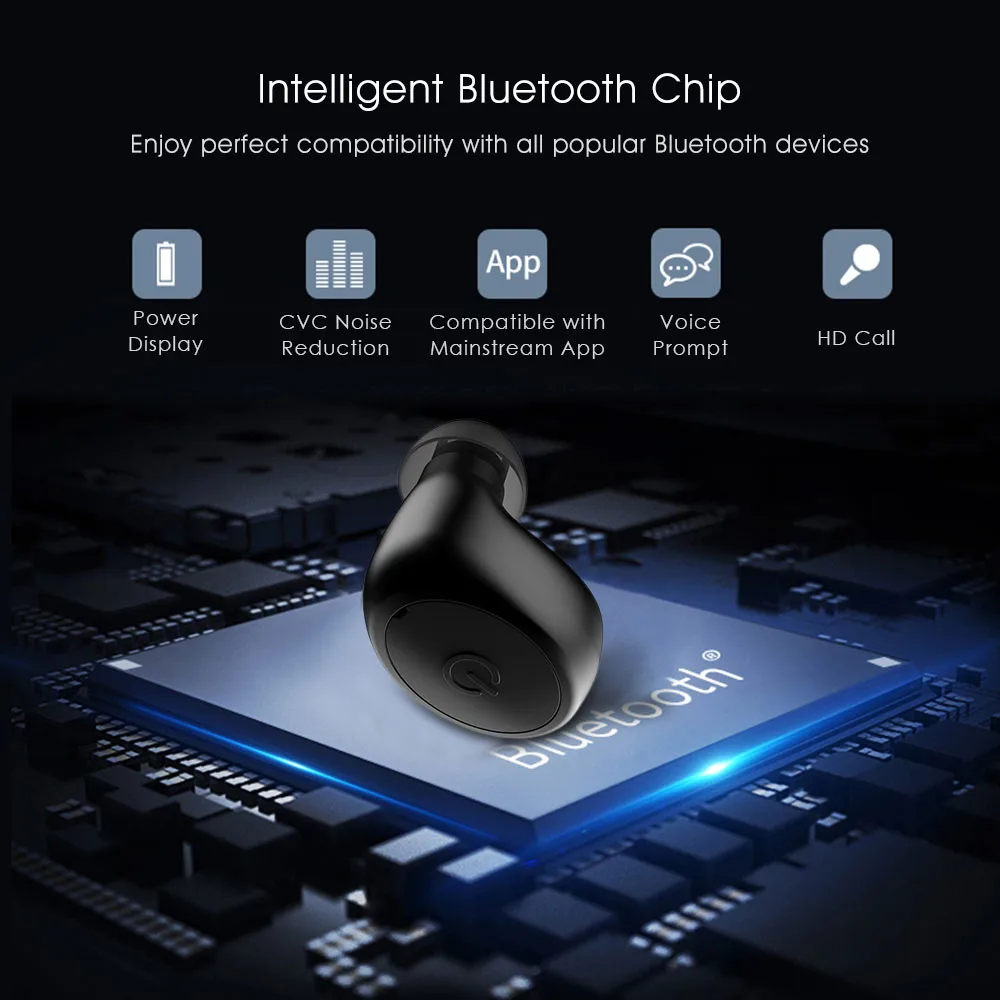 Без проводных наушников с двойным блоком наушники мини Близнецы Bluetooth