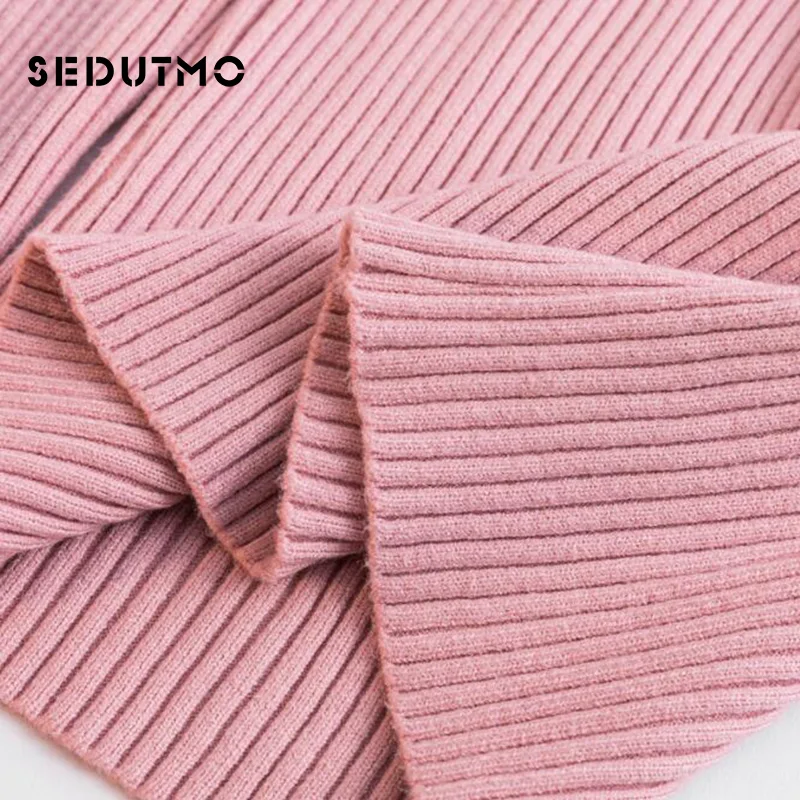 

SEDUTMO Winter Turtleneck Women Sweater Pullovers Thick Autumn Knitting Sweaters Warm Long Sleeve Jumper Slim Black Top ED554