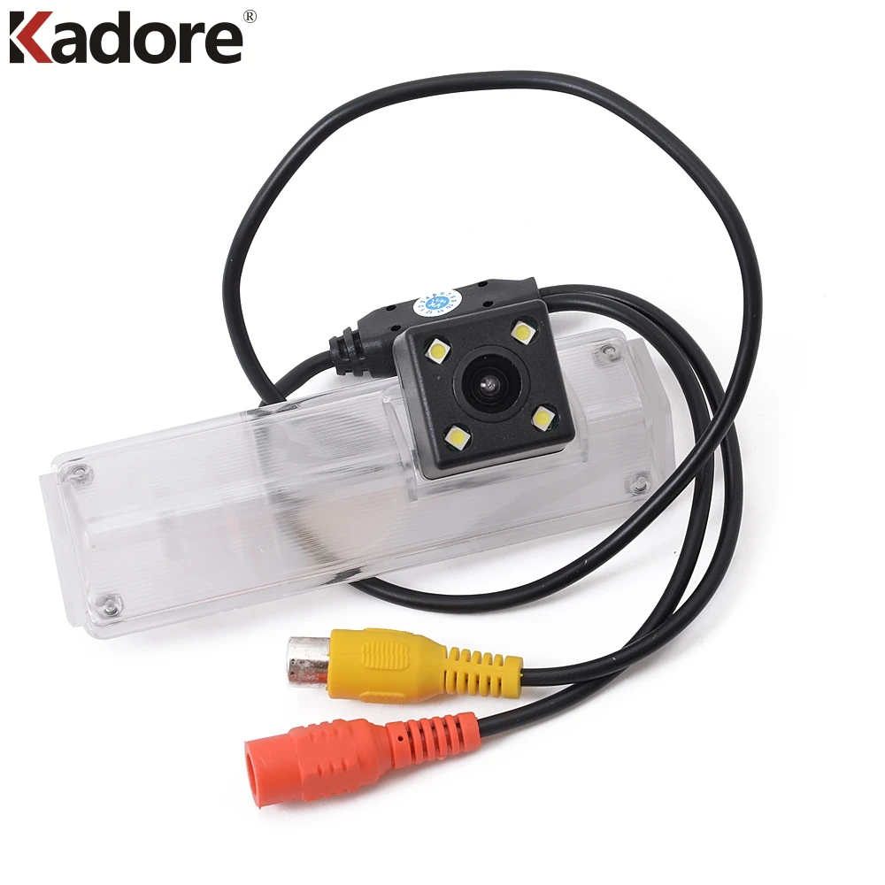 Автомобильная камера заднего вида HD CCD 4 светодиода ночное видение Система помощи
