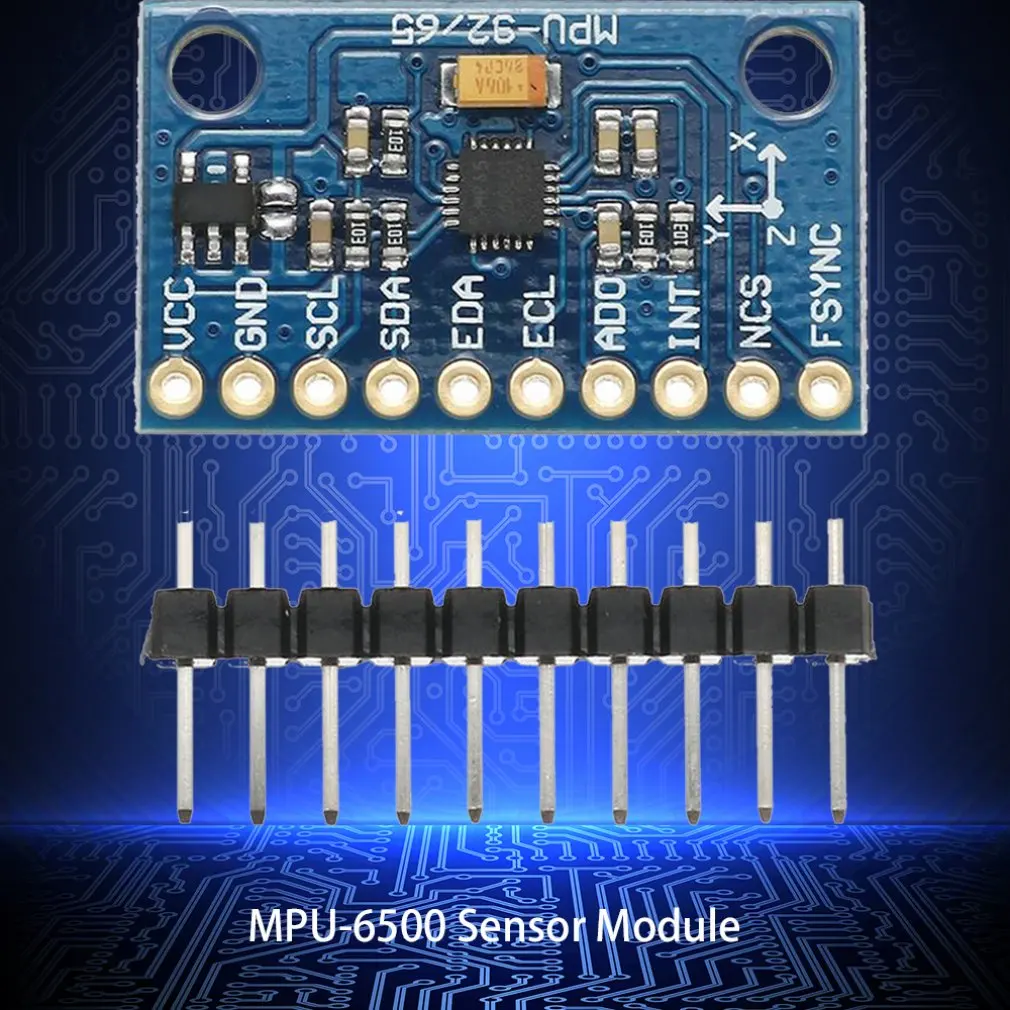 Gy-6500 Mpu6500 6dof 6-осевой модуль гироскопического датчика эксклюзивный дизайн прочный