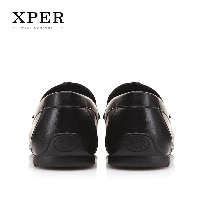 2017 XPER Brands Fashion Men Flats Casual Shoes Slip-on Black Blue Loafers Breathable Comfor Big Size YWD86130BU/BL | Обувь