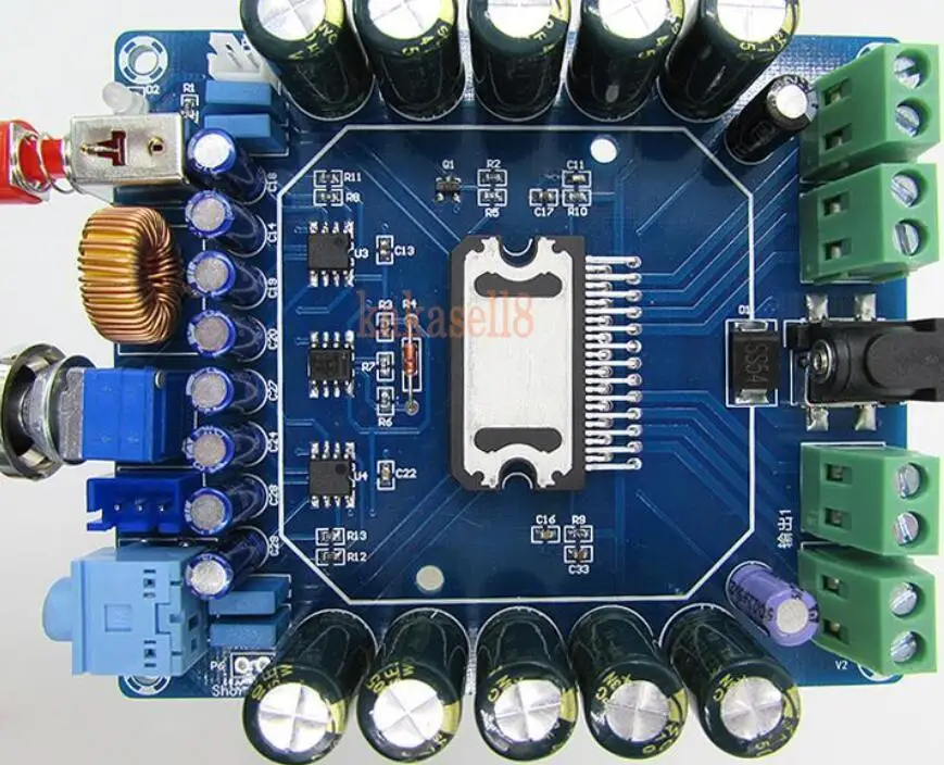 DC 12-16V TDA7850 4-канальный 50W * 4 HIFI автомобильный стерео аудио усилитель плата +
