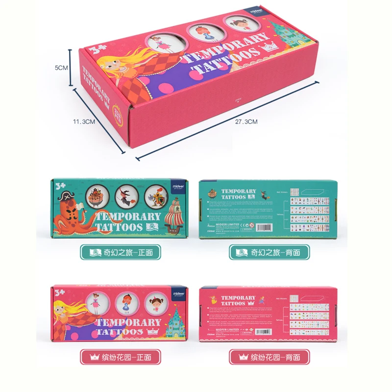 

Child Cute Cartoon Animals Temporar Tattoo Stickers Body Finger Art Waterproof Fake Tatoo Sticker Kid pegatinas